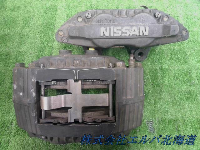 【ジャンク品】日産純正/キャリパー/左右セット/SUMITOMO/アルミ/4POT