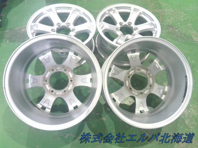 【ジャンク品】17x7.5J ウェッズ/キーラーフォース/4×4/アルミホイール/4本セット