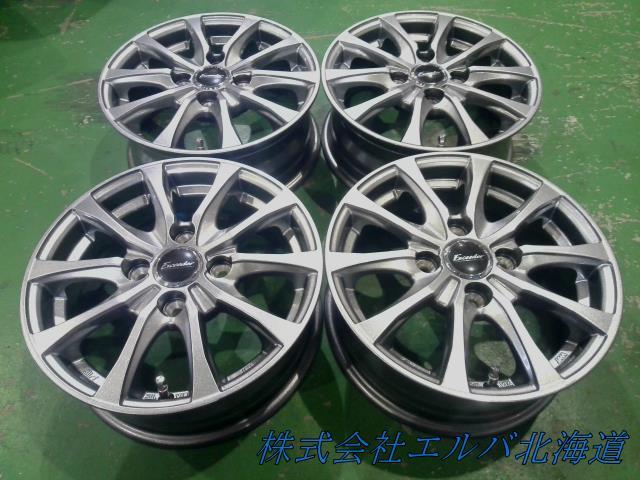 普通車・13x5.0J/ホットスタッフ/エクシーダー/E07/アルミホイール/4本セット