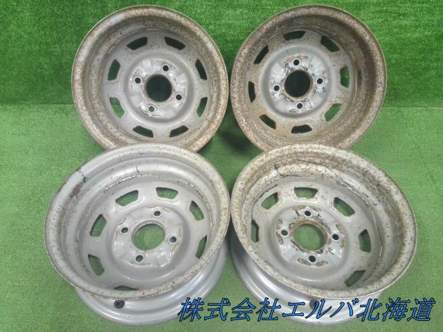 トヨタ 純正 13×5.0J・オフセット約+36 4穴 PCD114.3 スチールホイール 4本セット