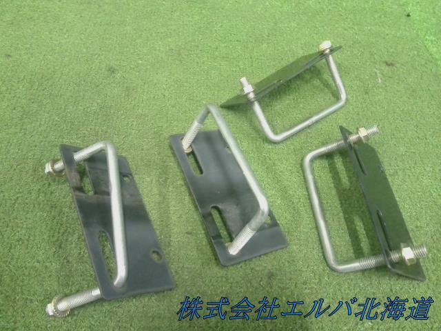 【大型商品】ルーフラック メーカー不明・アルミ/スチール製・艶無し黒