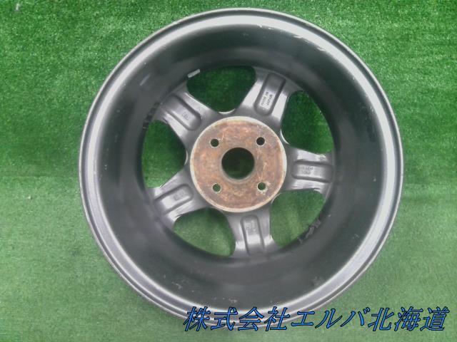 【ジャンク品】14×6.0J+33・4穴 PCD100/TOMs・トムス・5スポーク・アルミホイール・1本のみ
