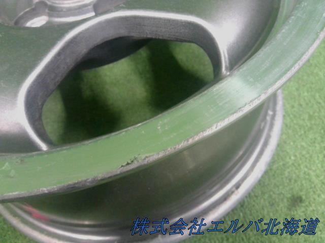 【ジャンク品】14×6.0J+33・4穴 PCD100/TOMs・トムス・5スポーク・アルミホイール・1本のみ