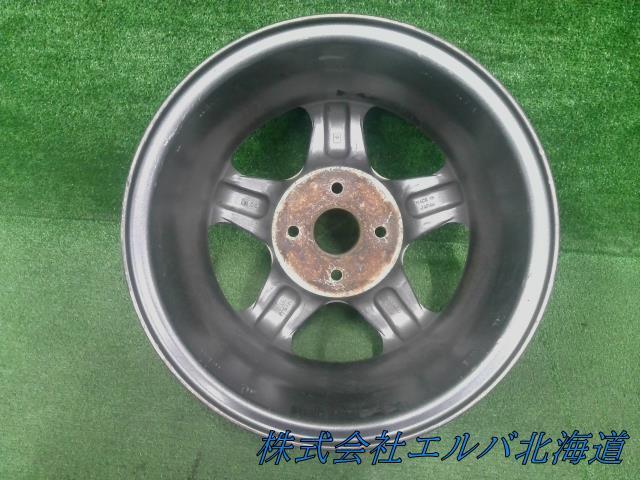 【ジャンク品】14×6.0J+33・4穴 PCD100/TOMs・トムス・5スポーク・アルミホイール・1本のみ