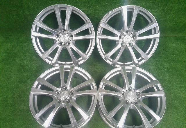 18×7.5J+55・5穴 PCD114.3/マナレイ・ヴァーテック・VR5・スポーツライン・アルミホイール・4本セット