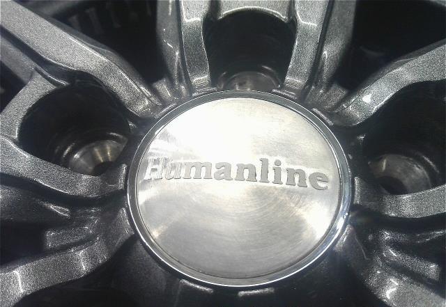 15×6.0J+45・5穴 PCD114.3/ヒューマンライン・HS08・アルミホイール・4本セット