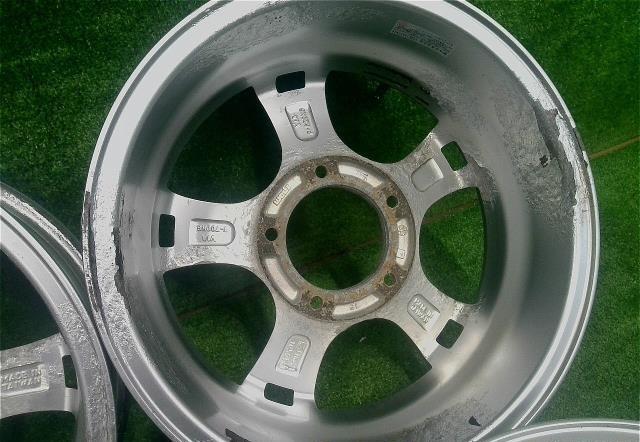 【要補修】ジムニー用・16x5.5J+19・5穴 PCD139.7/キーラー・フォース・アルミホイール・4本セット