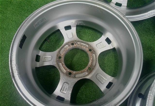 【要補修】ジムニー用・16x5.5J+19・5穴 PCD139.7/キーラー・フォース・アルミホイール・4本セット