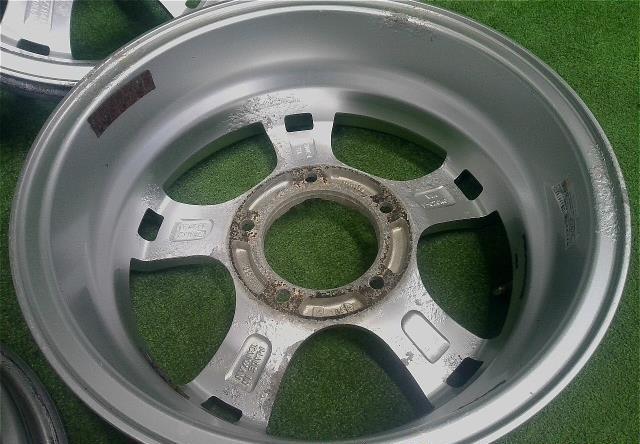 【要補修】ジムニー用・16x5.5J+19・5穴 PCD139.7/キーラー・フォース・アルミホイール・4本セット