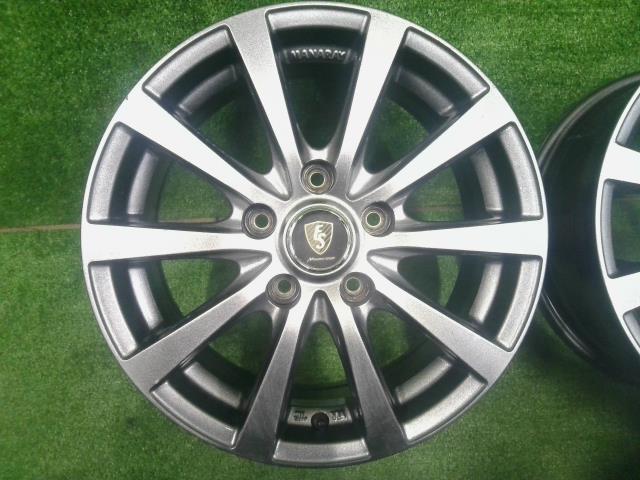 15×6.0J+45・5穴 PCD114.3・マナレイ・ユーロスピード・G10・アルミホイール・4本セット