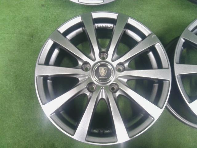 15×6.0J+45・5穴 PCD114.3・マナレイ・ユーロスピード・G10・アルミホイール・4本セット