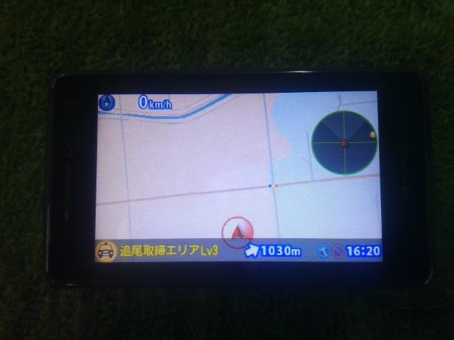 ユピテル・GPSレーダー探知機・A320・タッチパネル