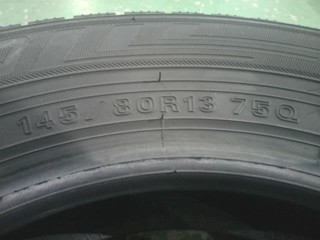 145/80R13・ダンロップ・WM03・スタッドレスタイヤ・4本セット