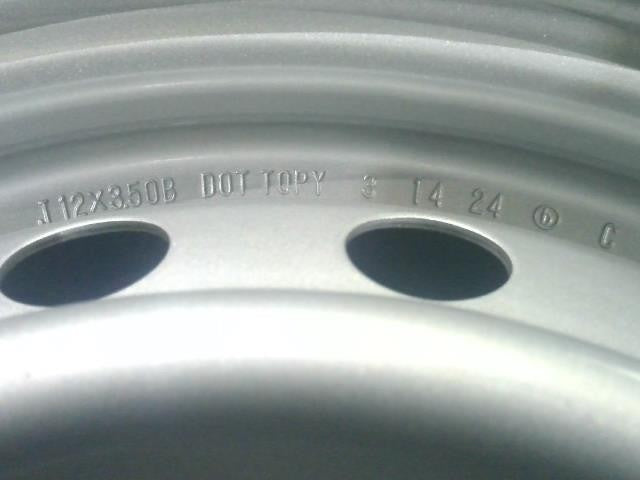 145/80R12・エブリィ・純正12インチ/ヨコハマスーパーバン355・スチールホイール・タイヤ・4本セット