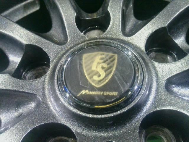 15×6.0J+50・5穴・マナレイ・MID・ユーロスピード・G10・アルミホイール・4本セット