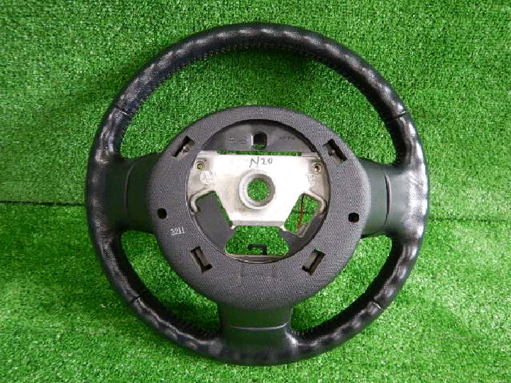 ニッサン/Z11系/キューブ/純正/本革/ステアリングホイール/ハンドル