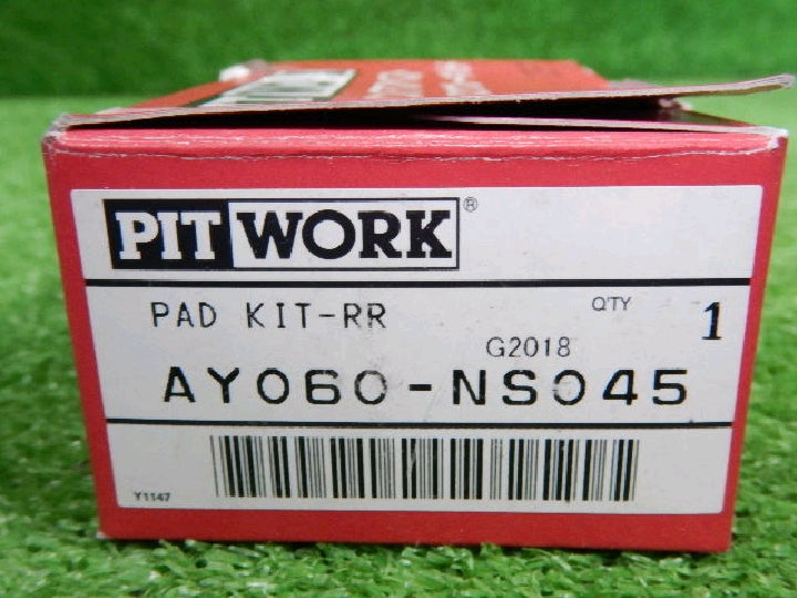 ピットワーク/ブレーキパッド/リア/1台分