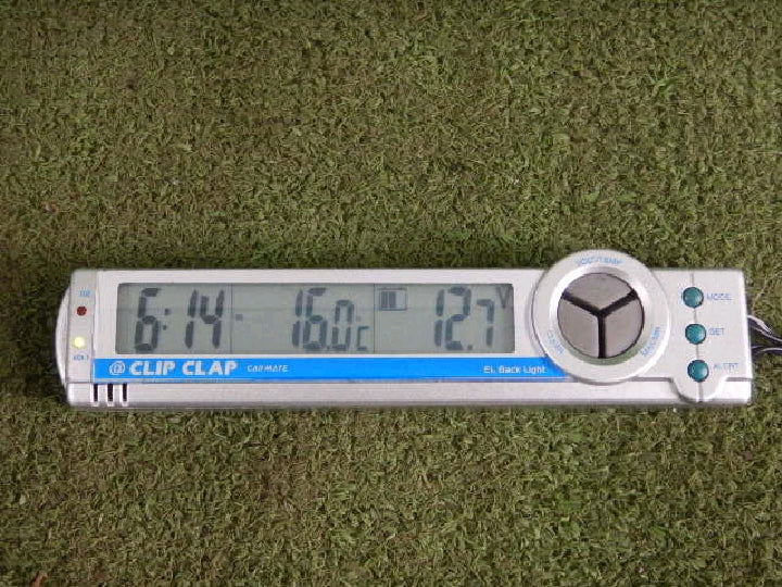 カーメイト/CLIPCLAP/時計、温度計、電圧計