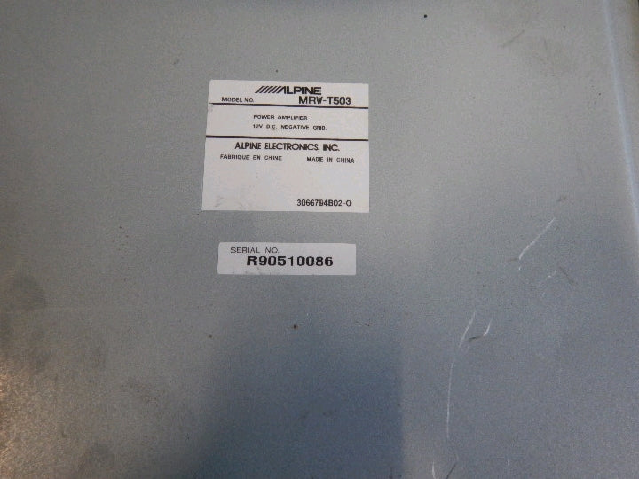 アルパイン/パワーアンプ/2ch