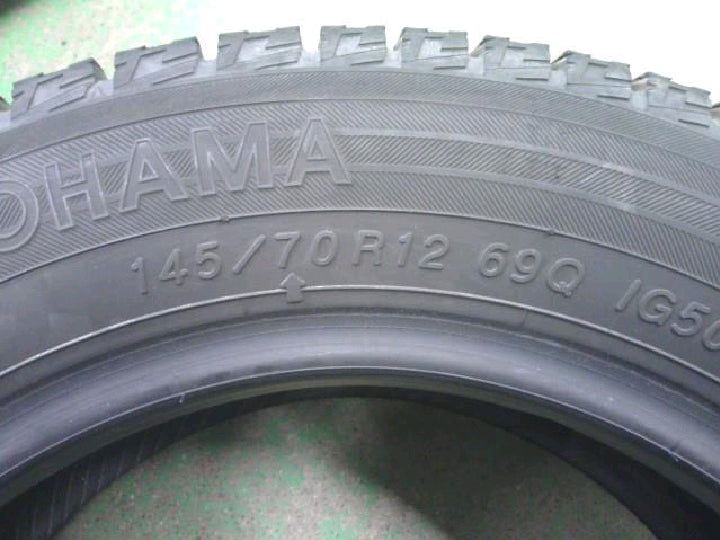 ヨコハマ/アイスガードiG50プラス/スタッドレス/12インチ/4本セット