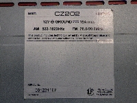 クラリオン CZ202/ CD / 1DIN オーディオ