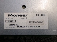 Pioneer Carrozzeria DEH-790 / CD・USB / 1DIN オーディオ