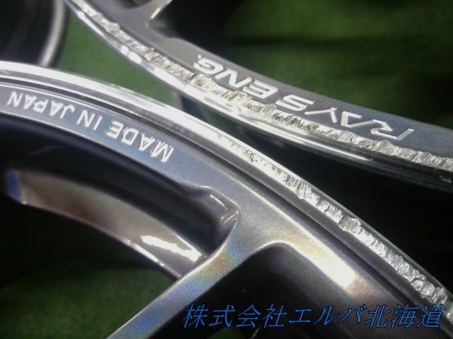 ジャンク品】RAYS／ボルクレーシング／19インチ／アルミ