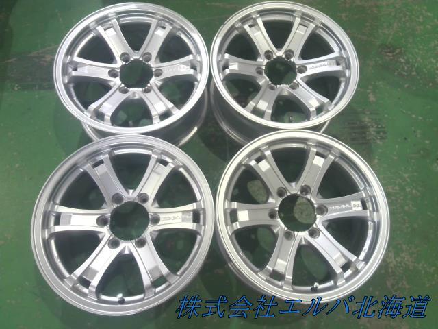 【ジャンク品】１７ｘ７．５Ｊ　ウェッズ／キーラーフォース／４×４／アルミホイール／４本セット