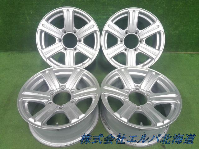 １６×７．０Ｊ＋２６／６穴／１３９．７／インターミラノ・マッドバーン・ＸＲ－５２６／アルミホイール・４本セット