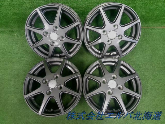 軽自動車用／１３×４．０Ｊ＋４３・４－１００／ＡＬＬＩＳＨ・８スポーク・軽自動車・１３インチ・アルミホイール・４本セット