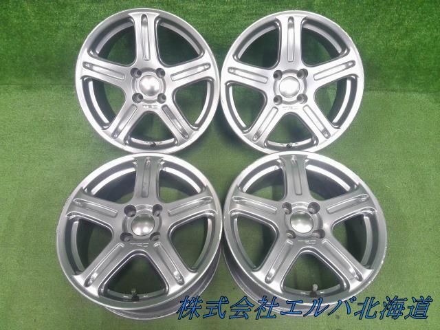 コンパクトカー用／１５×６．５Ｊ＋２８・４穴　ＰＣＤ１００／ＲＡＹＳ製・ＴＲＤ・ＴＦ１・アルミホイール・４本セット