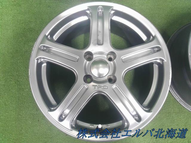 コンパクトカー用／１５×６．５Ｊ＋２８・４穴　ＰＣＤ１００／ＲＡＹＳ製・ＴＲＤ・ＴＦ１・アルミホイール・４本セット
