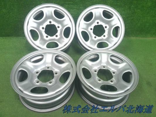１５×６．０Ｊ・オフセット約＋２０・５穴　ＰＣＤ１３９．７／中央精機・４×４・ＳＵＶ・スチールホイール・４本セット