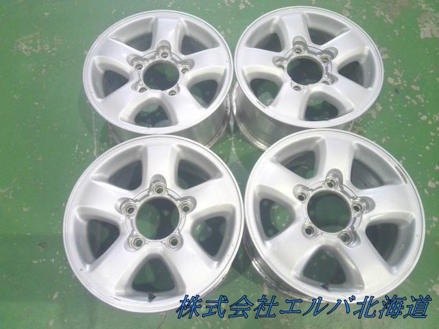 トヨタ純正　１６×８．０Ｊ・５穴・ＰＣＤ１５０／ランドクルーザー・１００系・アルミホイール・４本セット