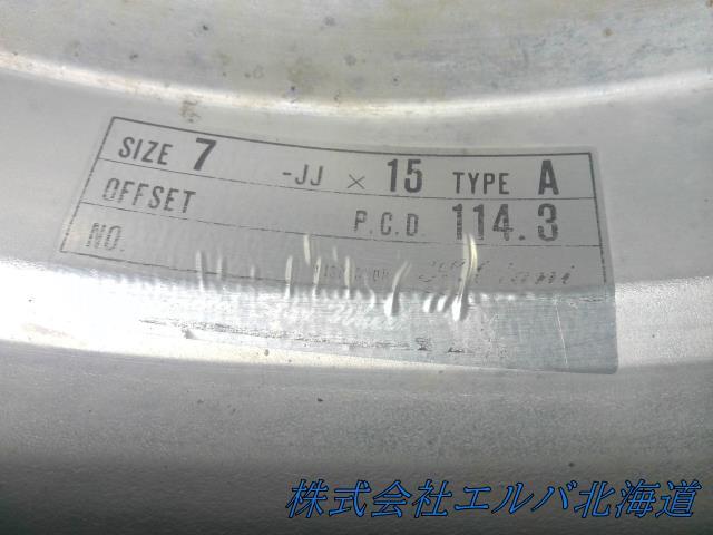 【ジャンク品】スピードスター・マーク１／１５×７．０Ｊ＋０　ＰＣＤ１１４．３・アルミホイール・１本