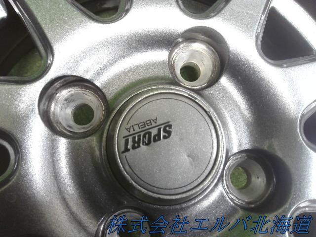 軽自動車用・１３×４Ｊ＋４３・４穴　ＰＣＤ１００／イエローハット・ｓｐｏｒｔＡＢＥＬＩＡ・アルミホイール・４本セット