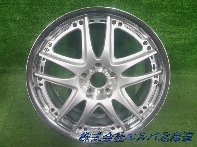 【リム曲がり】１８×７．５Ｊ＋４９・５穴　ＰＣＤ１１４．３／ＲＡＹＳ・ボルクレーシング・ＧＴ－Ｖ・１８７５・アルミホイール・４本セット