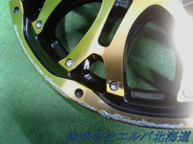 １５×５Ｊ＋４６・４穴　ＰＣＤ１００／ワーク・ＣＲＡＧ・アルミホイール・４本セット