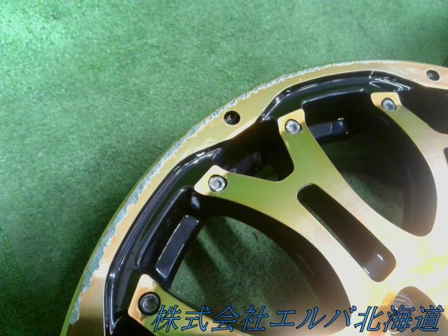 １５×５Ｊ＋４６・４穴　ＰＣＤ１００／ワーク・ＣＲＡＧ・アルミホイール・４本セット