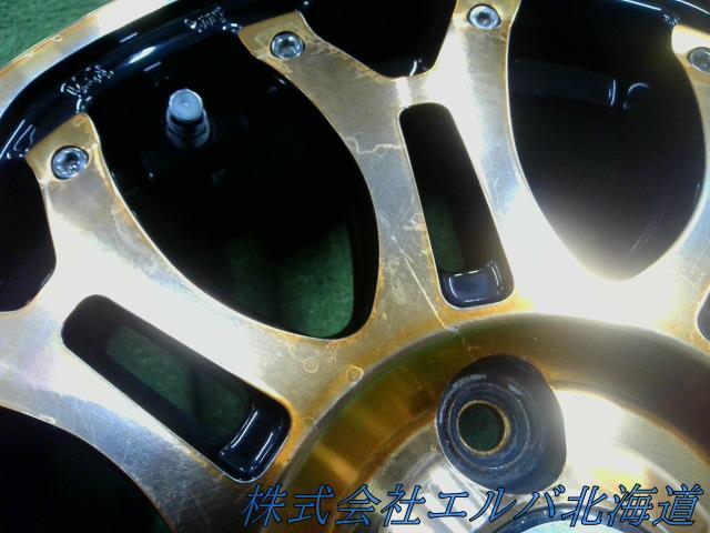 １５×５Ｊ＋４６・４穴　ＰＣＤ１００／ワーク・ＣＲＡＧ・アルミホイール・４本セット