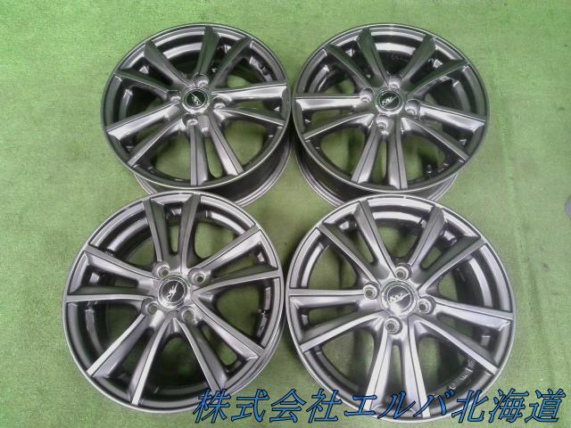 １５×５．５Ｊ＋５０・４穴　ＰＣＤ１００／ウェッズ・ニルヴァーナ・アルミホイール・４本セット