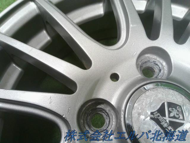 軽自動車用・１４ｘ４．５Ｊ＋４５・４穴　ＰＣＤ１００／ウェッズ・Ｇ－Ｍａｃｈ・アルミホイール・４本セット