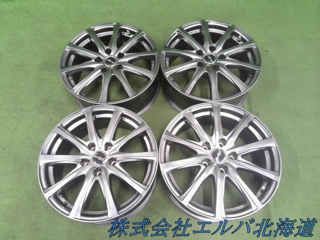 １７ｘ７Ｊ＋３７・５穴　ＰＣＤ１１４．３／マナレイジャパン・ユーロスピード・アルミホイール・４本セット