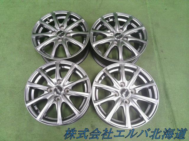 １４ｘ５．５Ｊ＋４５・４穴　ＰＣＤ１００／マナレイジャパン・ユーロスピード・アルミホイール・４本セット