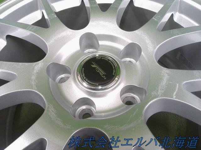 １７ｘ７Ｊ＋３８・５穴　ＰＣＤ１１４．３／ブリヂストンＦＶＳ・ＴＯＰＲＵＮ・アルミホイール・４本セット