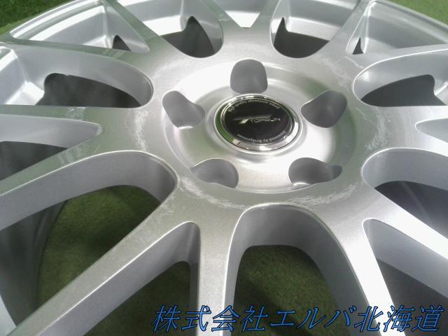 １７ｘ７Ｊ＋３８・５穴　ＰＣＤ１１４．３／ブリヂストンＦＶＳ・ＴＯＰＲＵＮ・アルミホイール・４本セット