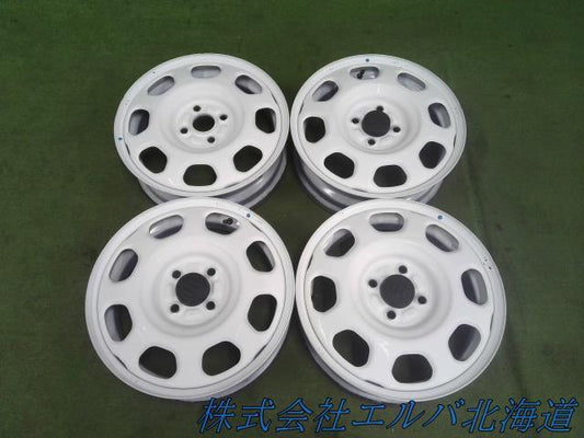 スズキ純正・１５ｘ４．５Ｊ・４穴　ＰＣＤ１００／スチール・４本セット