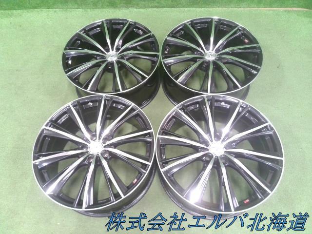 ２０ｘ８．５Ｊ＋３５・５穴　ＰＣＤ１１４．３／ウェッズ・レオニス・アルミホイール・４本セット