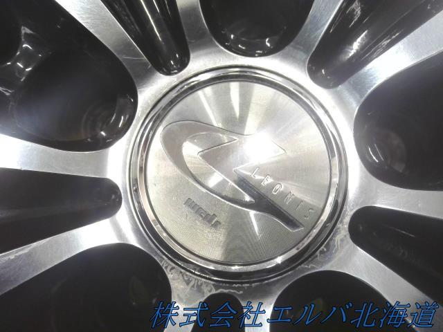 ２０ｘ８．５Ｊ＋３５・５穴　ＰＣＤ１１４．３／ウェッズ・レオニス・アルミホイール・４本セット