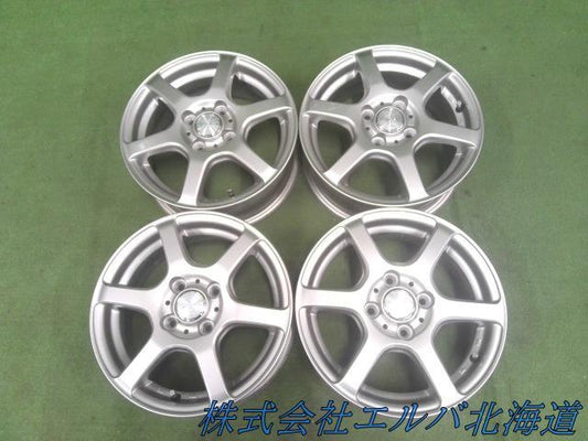 １４×５．５Ｊ＋５０・４穴　ＰＣＤ１００／ＹＦＣ・ＬＡＹＣＥＡ・アルミホイール・４本セット